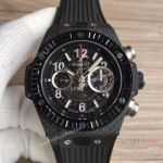 AB Factory Replica Watches Hublot Big Bang Unico 7750 Watch Black Diamond-set